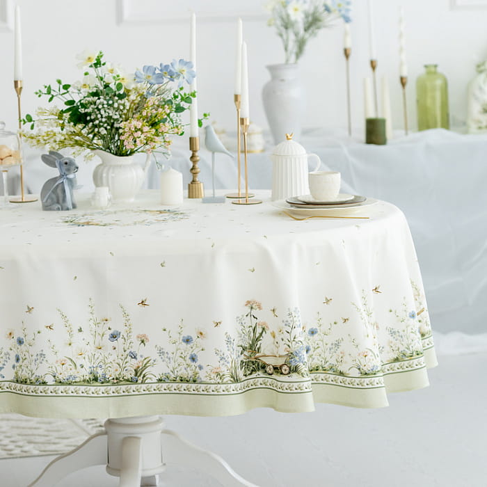 Скатерть овальная 170х220 см "Аркадия"