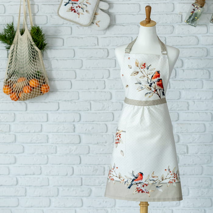 Фартук "Пернатые истории модель Английский"