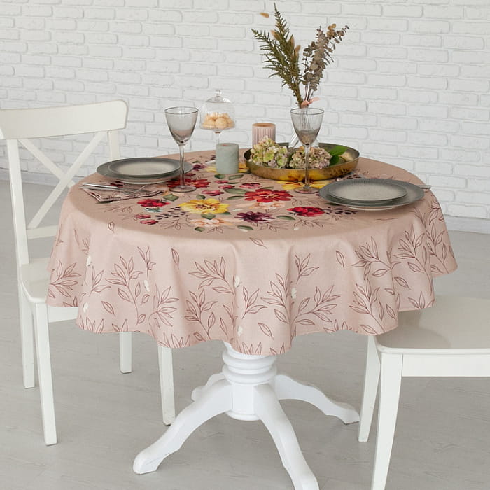 Скатерть круглая D-170 см "Вернисаж"