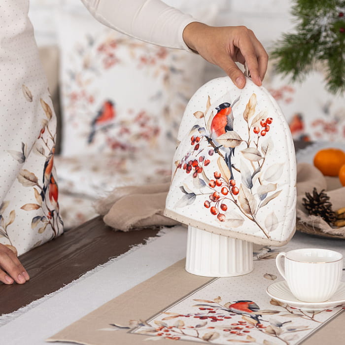 Чехол-грелка для чайников "Пернатые истории"