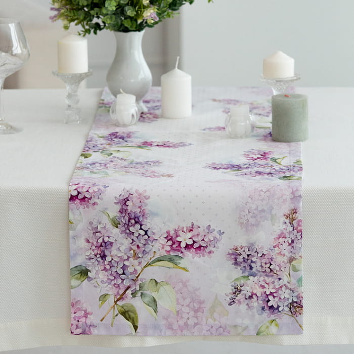 Дорожка 40х180 см "Аромат сирени" декоративная