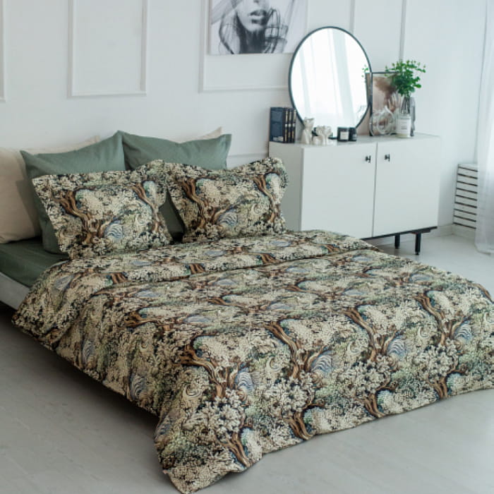 Простыня на резинке 180х200х25 "Дафна"