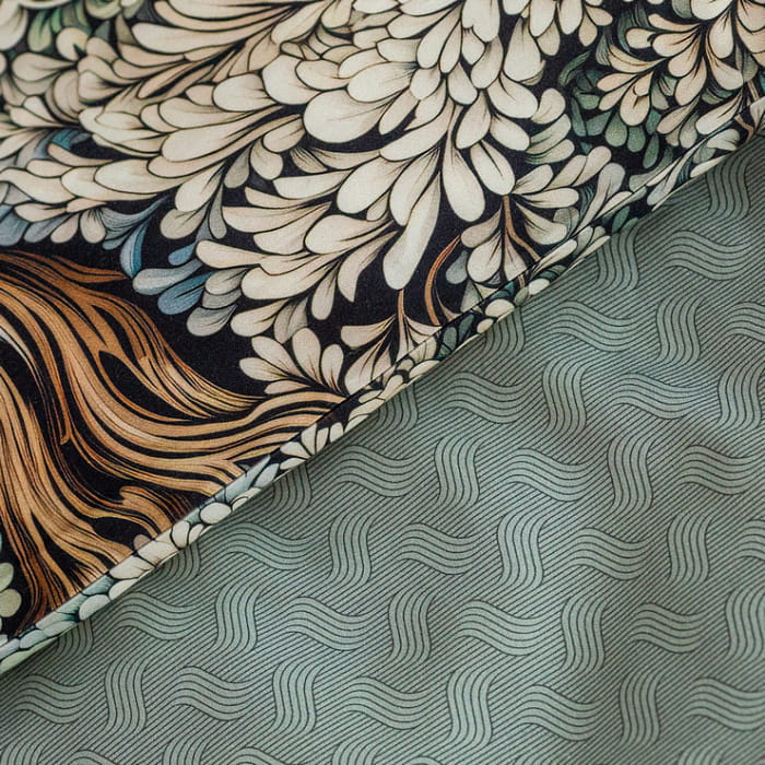 Евро комплект постельного белья "Дафна" с простыней на резинке