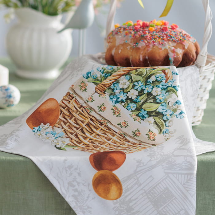 Салфетка "Рада" корзинка с надписью, 1 шт