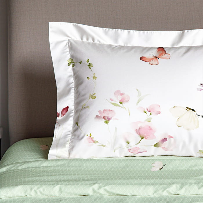 Наволочка 50х70 "Николетта" розовый букет