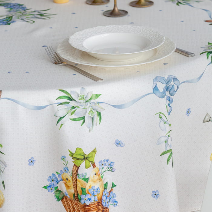 Скатерть овальная 150х200 см "Ретро"