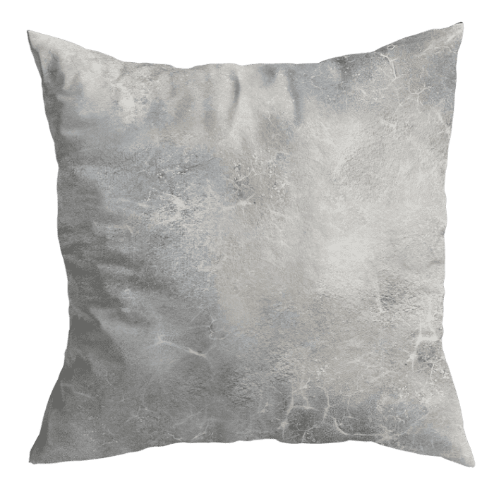 Декоративная наволочка "Айрис" серая рамка