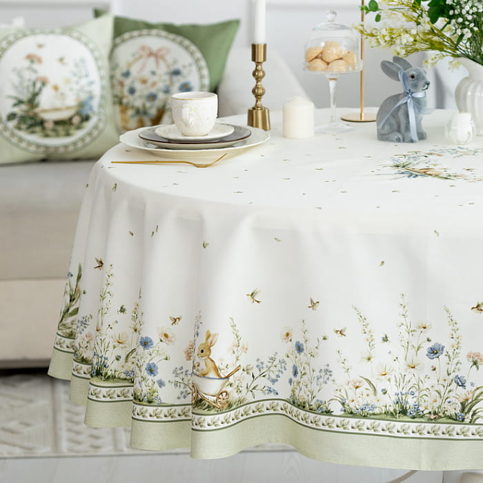 Скатерть овальная 170х220 см "Аркадия"