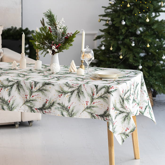 Скатерть 115х145 см "Ветви Рождества"