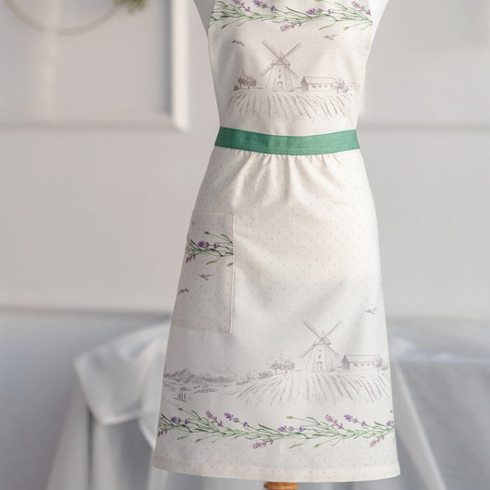 Фартук "Лавандовое лето" модель Английский