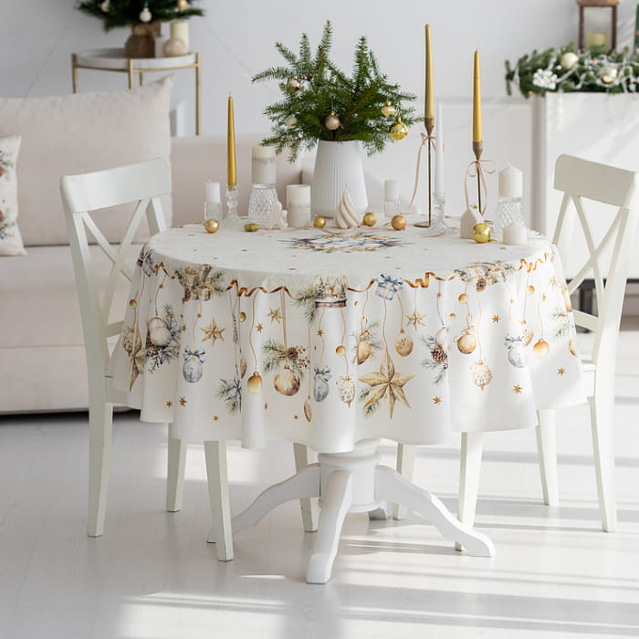 Скатерть круглая D-150 см "Полонез"