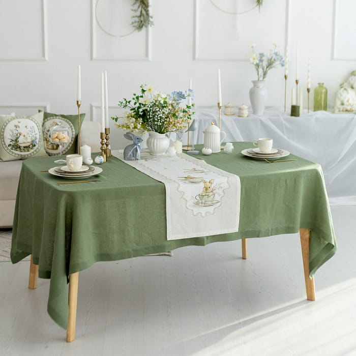 Дорожка 40х190 см "Заварные зайки"