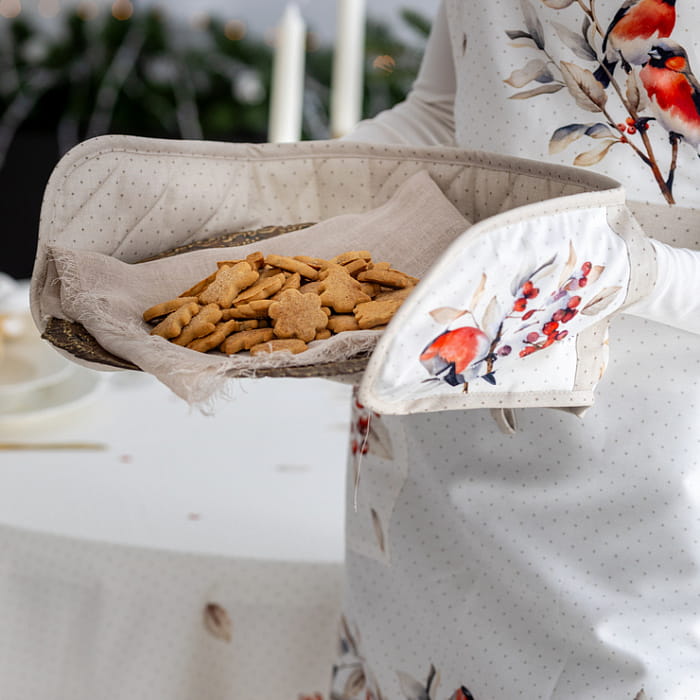 Прихватка двойная "Пернатые истории"