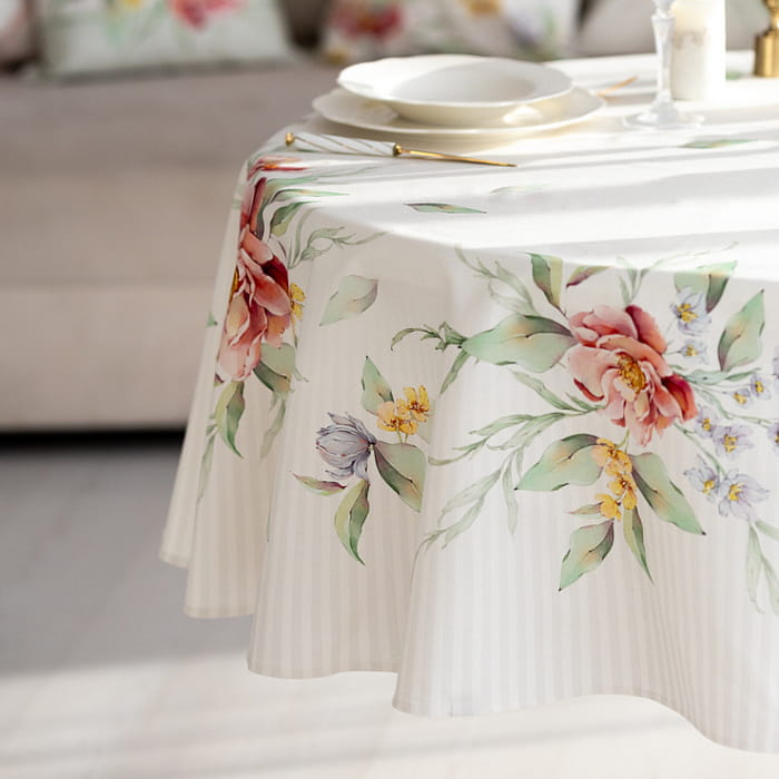 Скатерть круглая D-170 см "Белла"