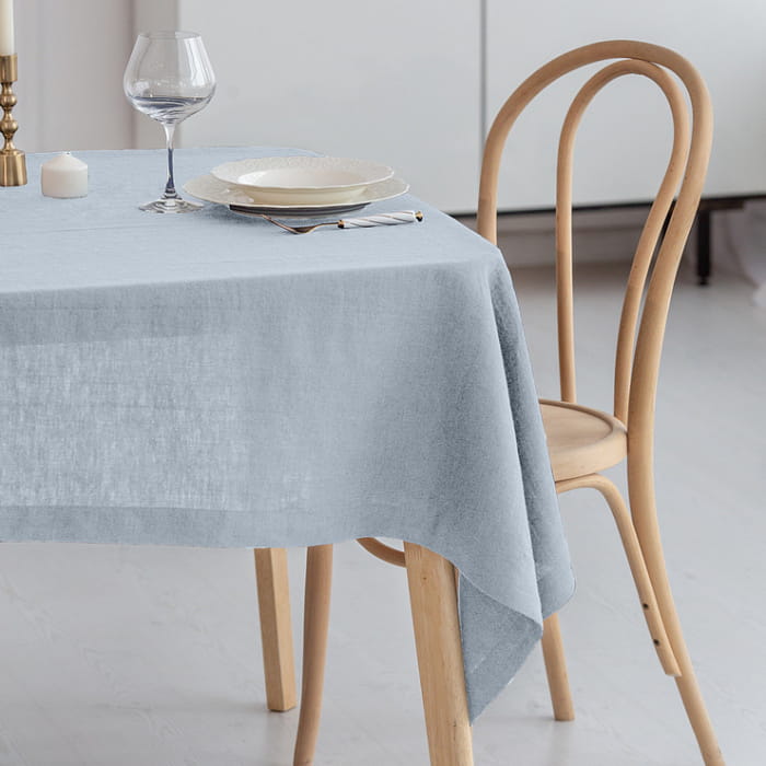Скатерть 135х250 см цвет "Голубая пастель"
