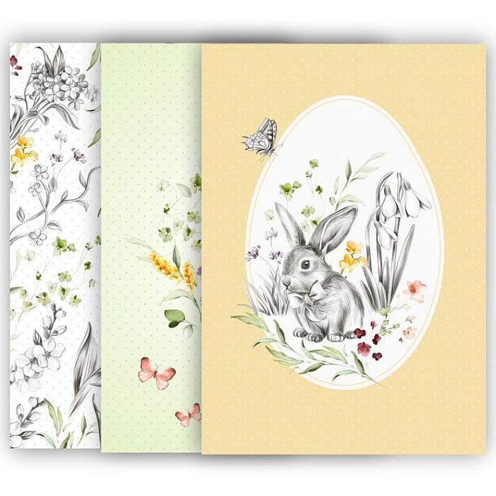 Набор Set-3 полотенец "Соната" цветочные