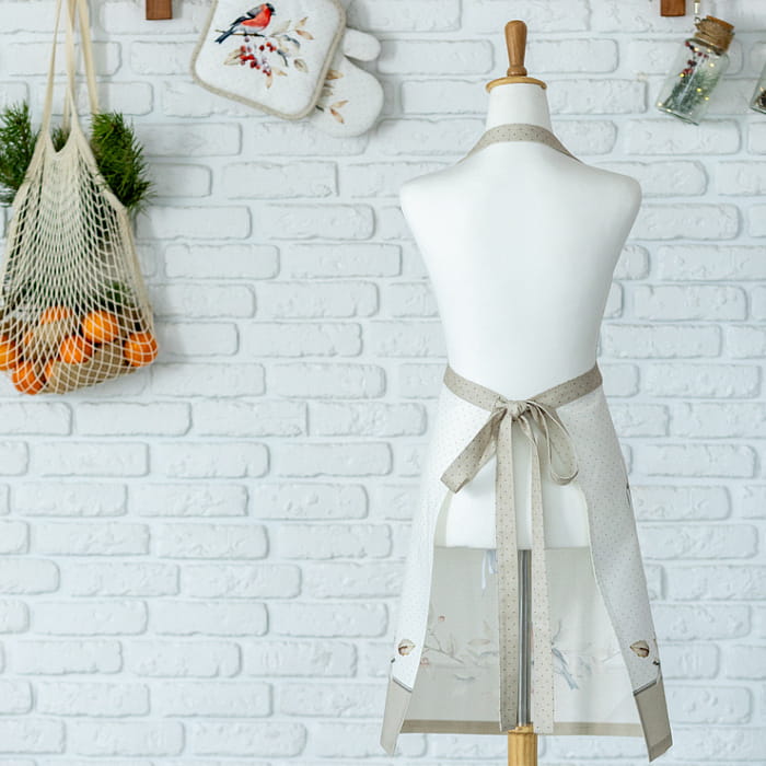 Фартук "Пернатые истории модель Английский"