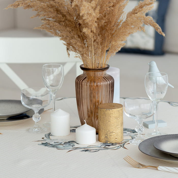 Скатерть круглая D-150 см "Айрис"