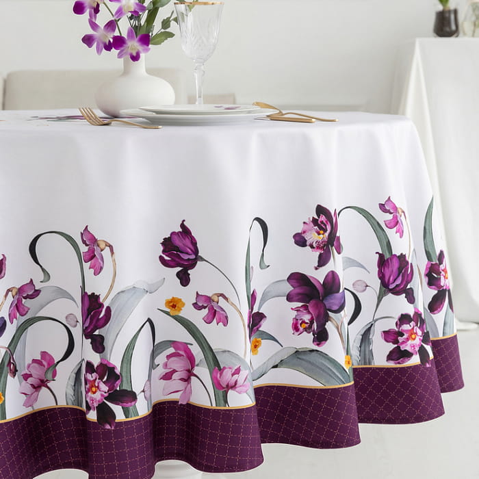 Скатерть круглая D-170 см "Виола"