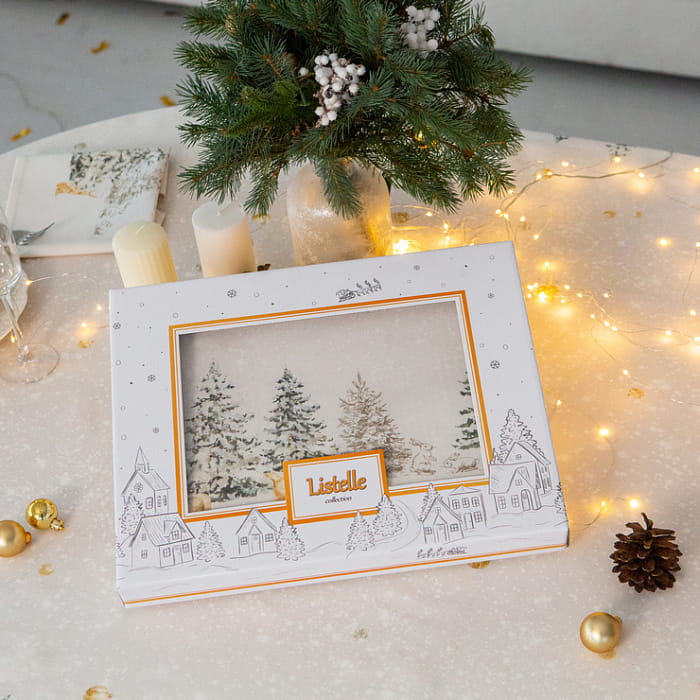 Скатерть круглая D-170 см "Чарующий лес"